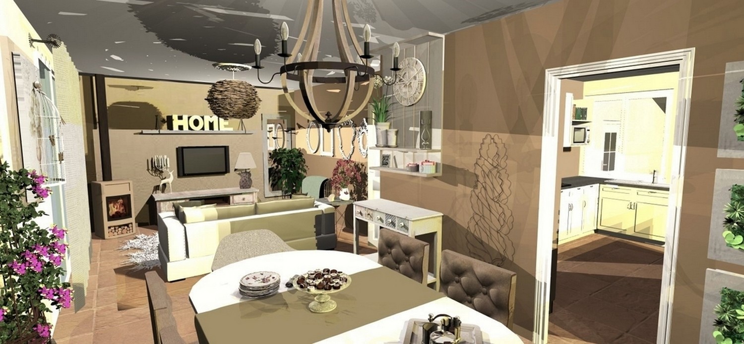deco salon nature chic amenagement interieur salon salle a manger - Decoration Interieur Salon Salle A Manger deco salon nature chic amenagement interieur salon salle a manger - Decoration Interieur Salon Salle A Manger
