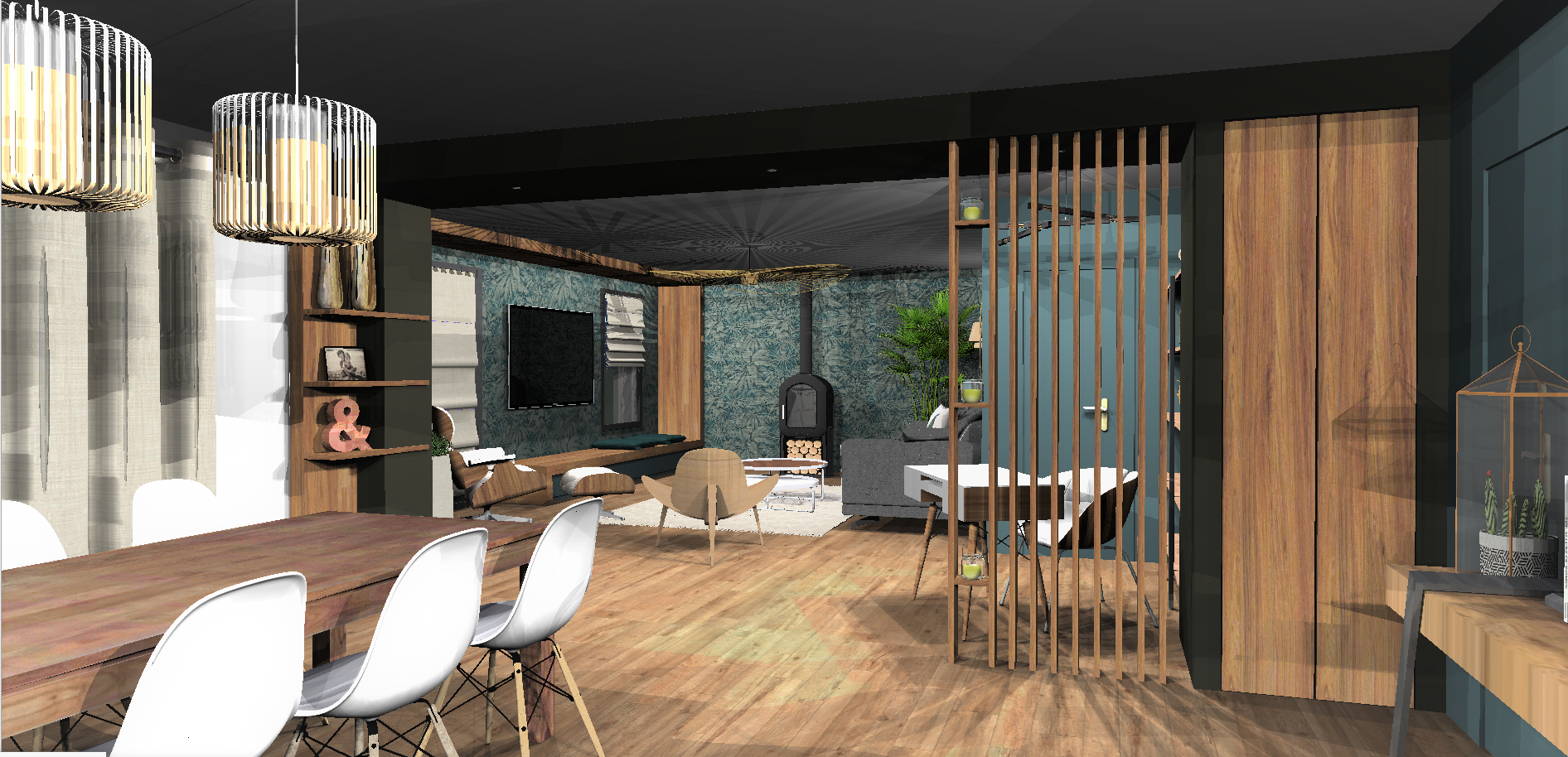 Amenagement et decoration toulouse 016 atelier helen b decorateur decoratrice architecte interieur interieure designer decoration vintage bleu canard jungle design tendance haut de gamme pays basque biarritz st jean de luz landes hosse.png